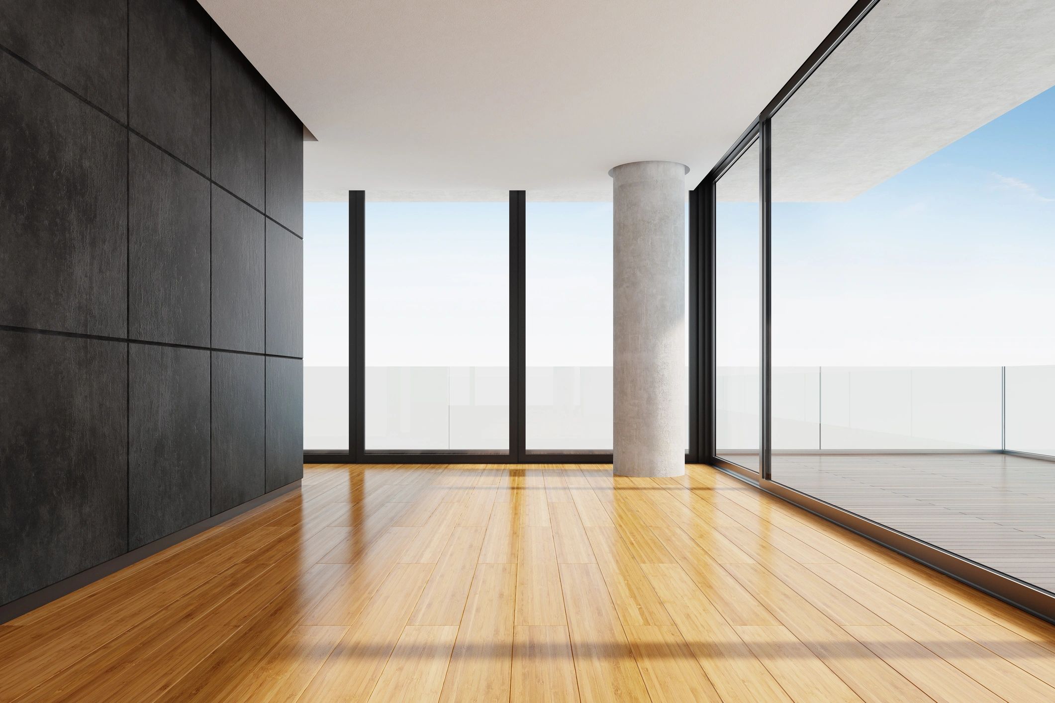 Modern interior with premium drywall finish